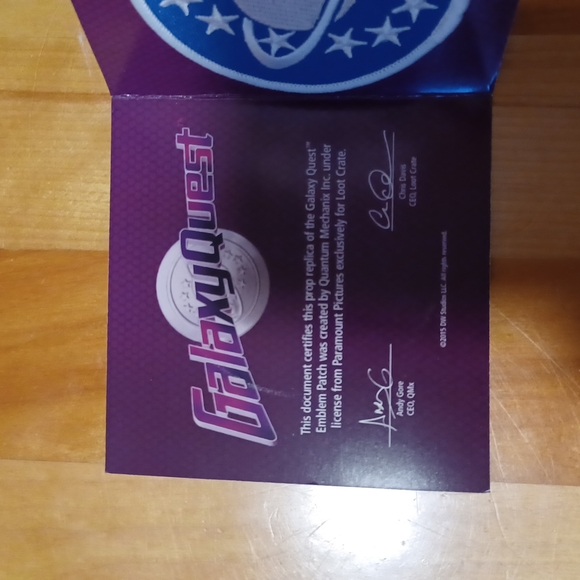 Galaxy Quest Emblem Badge Patch - Picture 3 of 3